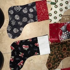 Handmade Christmas Stockings lot of 14