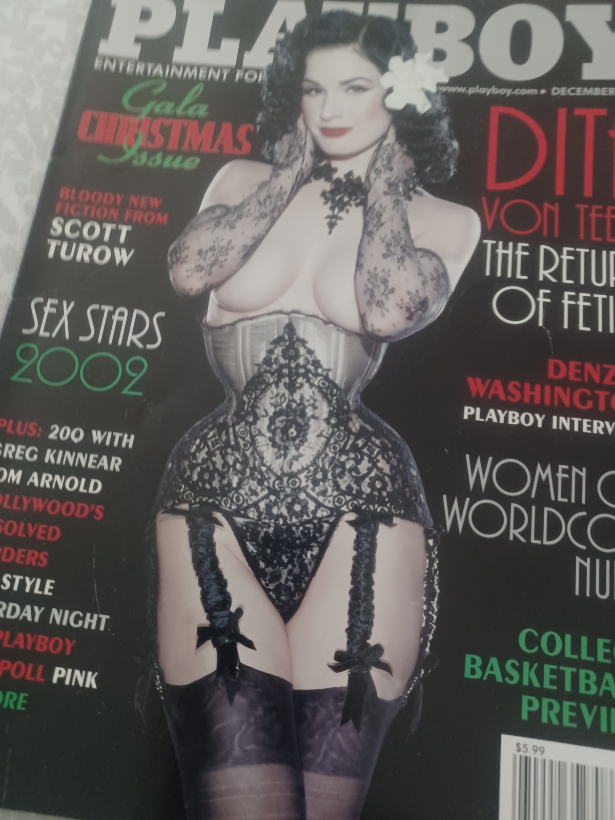 Playboy Magazine December 2002