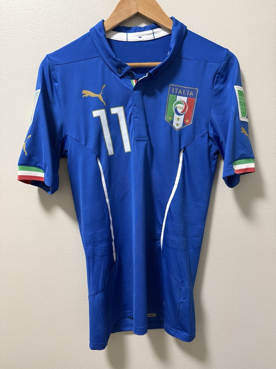 ITALY HOME MATCH SHIRT CERCI #11 FIFA WORLD CUP BRAZIL 2014 PUMA