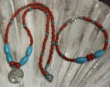 “Free Shipping” Women Boho Necklace  Bracelet Tree Of Life Silver Plated Pendant