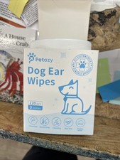 Ear Cleaner Wipes for Dog  Unscented Dog Ear Wipes for Dogs  Remove Dirt Wax I