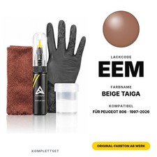 Lackstift Für Peugeot 806 EEM Beige Taiga Komplett PKW Steinschlag Reparatur Lackstift Für Peugeot 806 EEM Beige Taiga Komplett PKW Steinschlag Reparatur