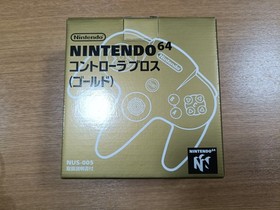 Nintendo 64 Gold N64 Controller Japan