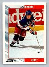#319 1992-93 Score * Stu Barnes Winnipeg Jets