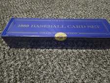 Topps Baseball Sports Trading Cards Complete Set 1989