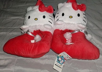 Hello Kitty Christmas Slippers Sanrio Women s SIZE 5-6