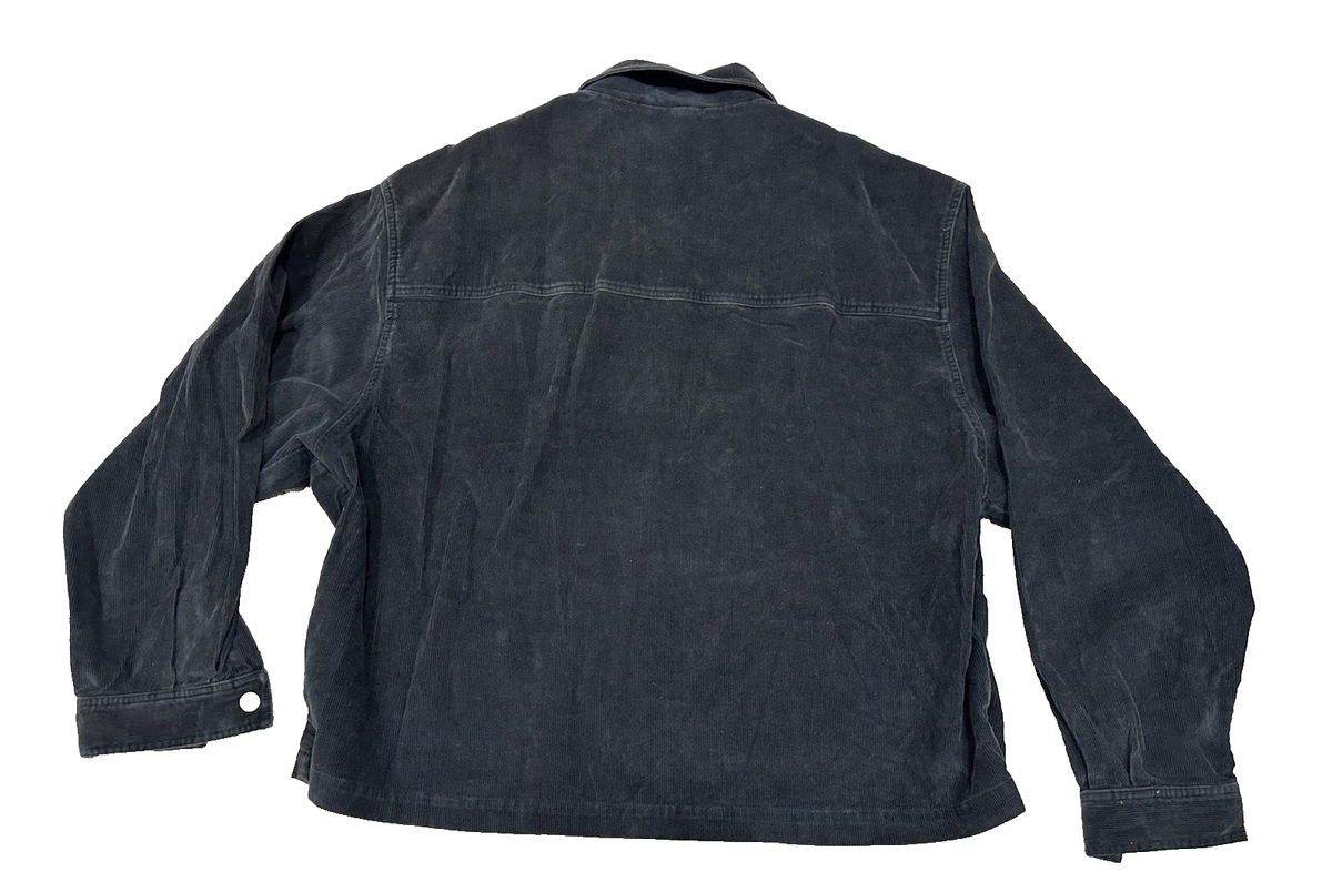 Abercrombie And Fitch Workwear Jacket Black Adult XL corduroy Men