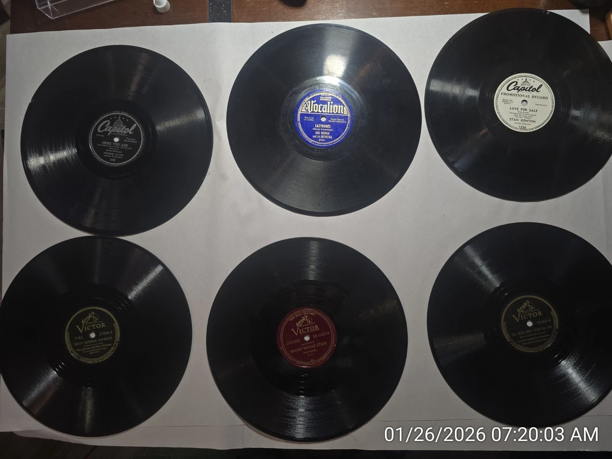 Antique 78 RPM Music Records for sale | eBay