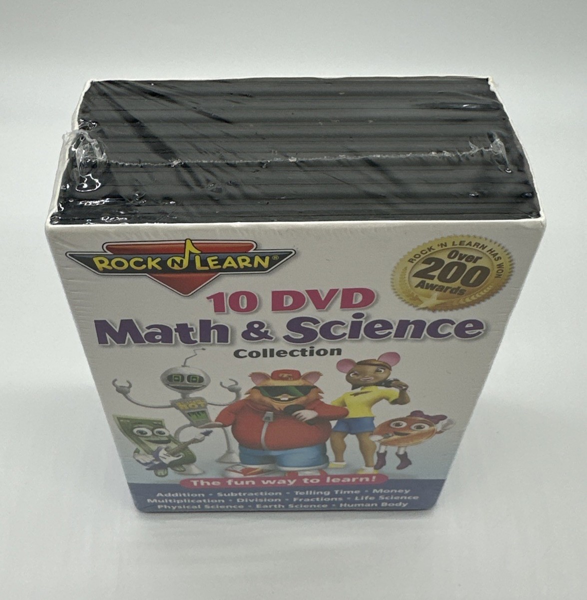 Rock N Learn 10 DVD Math & Science Collection RL306 for sale Rock N Learn 10 DVD Math & Science Collection RL306 for sale