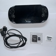 Sony PlayStation Vita Handheld System - Black Wifi-16GB memory car and 128gb sd 