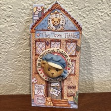 Cherished Teddies The Town Tattler Lapel Pin NEW