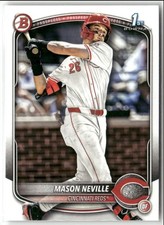 2025 Bowman Draft - Paper 1st Bowman Mason Neville Cincinnati Reds #BD-109