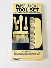 VINTAGE WARNER MFG CO PAPERHANGING TOOL SET #478