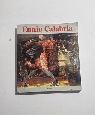 Ennio Calabria catalogo mostra Vangelista con lettera di presentazione