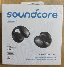 Anker Soundcore C40i Open Ear Clip-On Earbuds A3331ZZ1 - Black... FREE S H