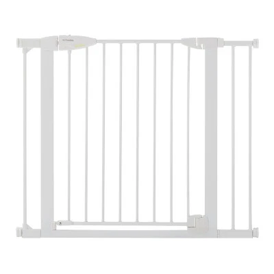 Toddleroo by North States Bright Choice Auto-Close Baby Gate - White -