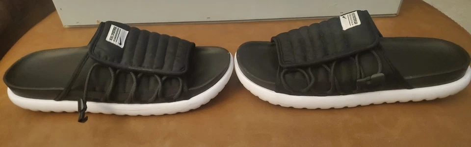 Sandalias Nike Asuna 2 Slides para hombre - talla US 12 (gris oscuro/negro/blanco) Foto 4 de 4