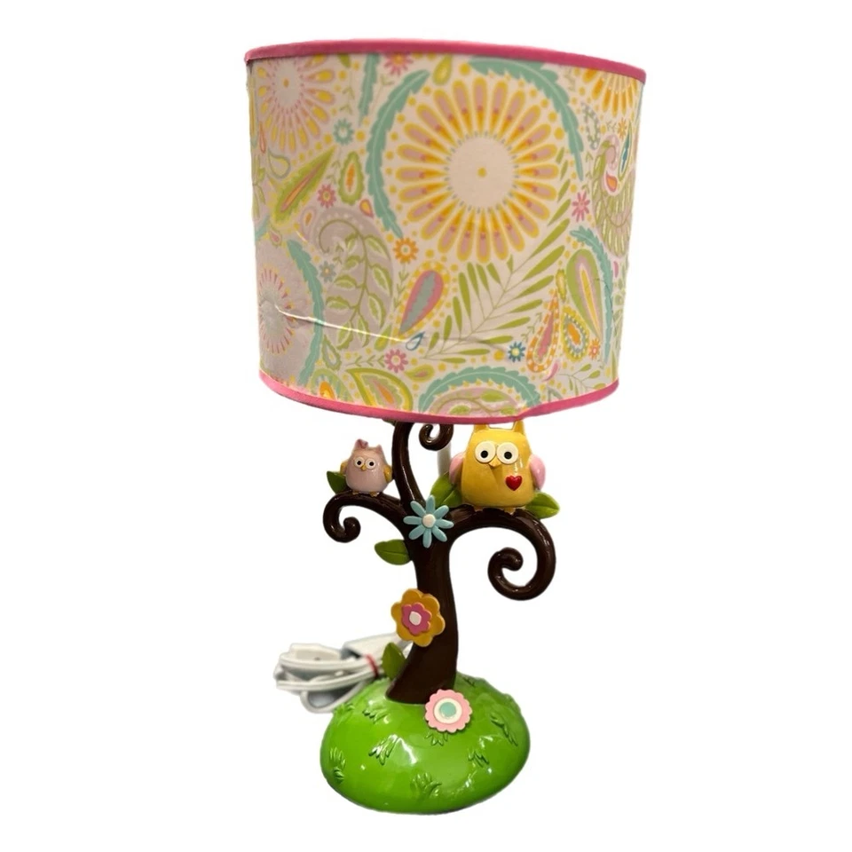 Juego de cama infantil Kidsline Dena Happy Owl 12 piezas impresión búho incluye lámpara Foto 4 de 4