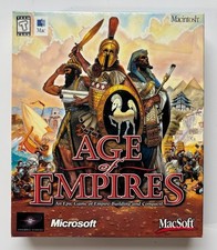 Age Of Empires 1997 - Mac Big Box Game - Sealed Age Of Empires 1997 - Mac Big Box Game - Sealed