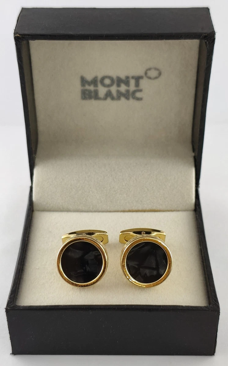 Montblanc Gold Cufflinks for Men for sale - eBay