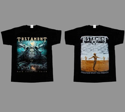 TESTAMENT DARK ROOTS OF EARTH PRACTICE WHAT YOU PREACH T-SHIRT 345XL