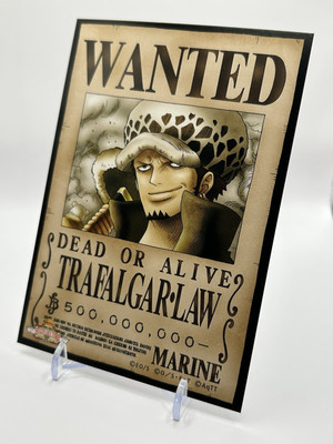 ONE PIECE WANTED POSTER Bromide Card Trafalgar Law Mugiwara Store