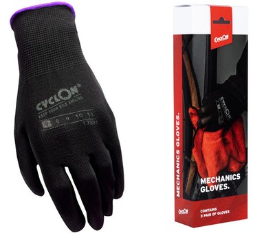 Cyclon -Montage -Handschuhe M7 - Lila (3 Paare)