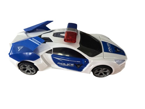 Police Toy Car with Lights & Sounds – Automatic Doors & Universal Wheels - Picture 1 of 7