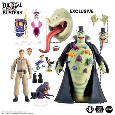 Mondo The Real Ghostbusters Ray and Mr. Ghash Collector's Timed Edition