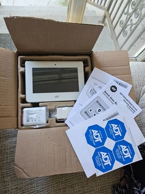 ADT Resideo ADT7AIO-4 7'' All-In-One Touchscreen Panel Alarm System New Open Box