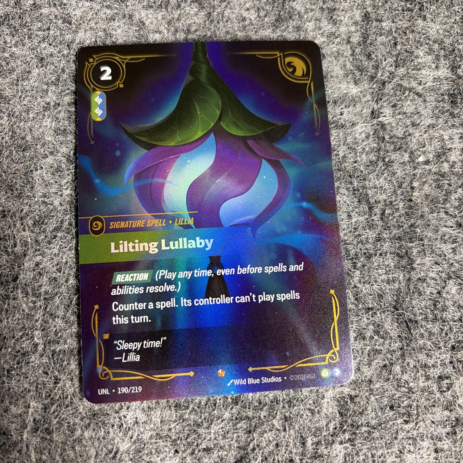 2026 Riftbound Unleashed-#190/219 Lilting Lullaby - New