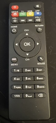 Android Smart TV Box Remote Control Controller Black for CS918 MXV Q7 Q8 V88 V99