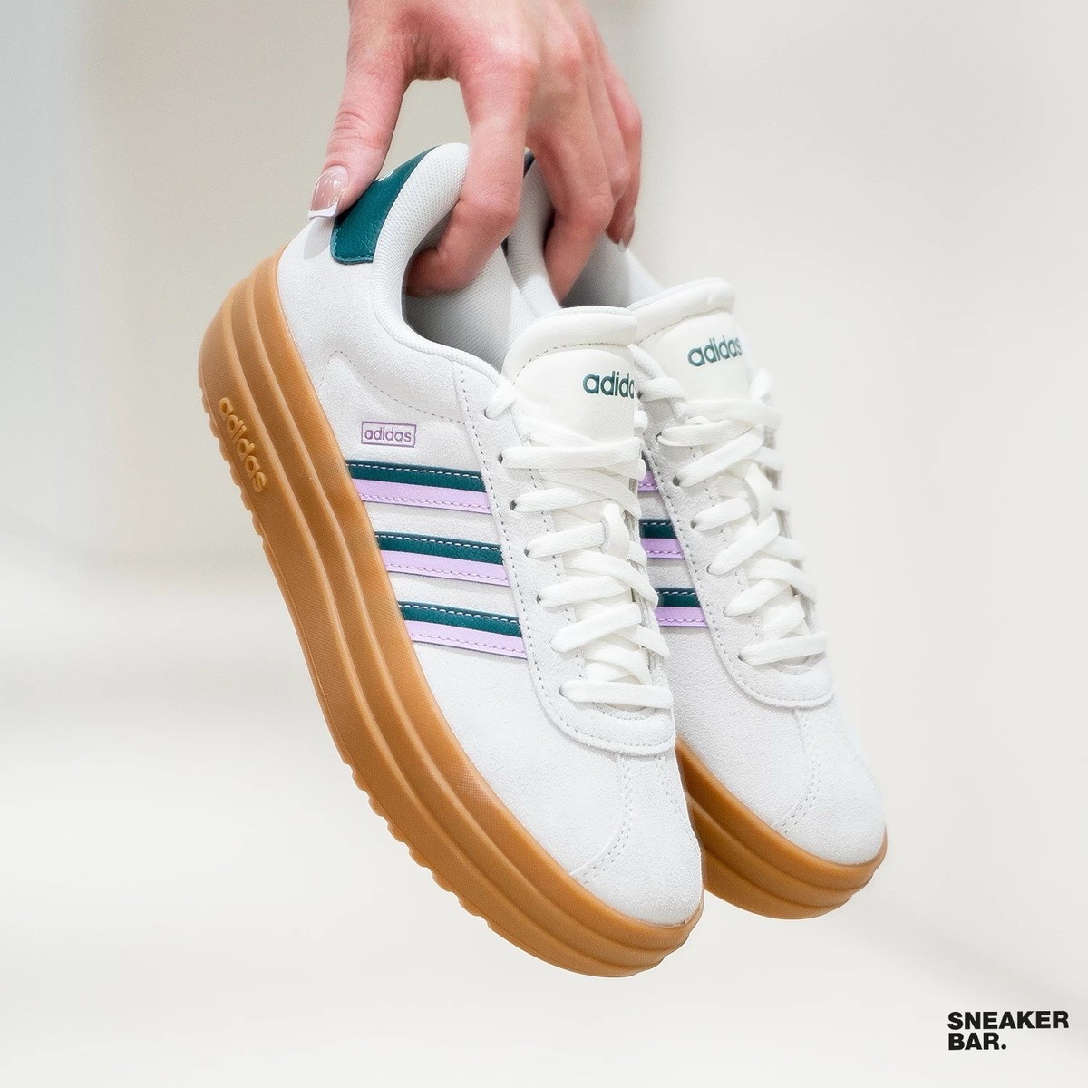 Adidas VL Court Bold Womens Running Shoe Sneaker Athletic Adidas VL Court Bold Womens Running Shoe Sneaker Athletic
