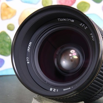 Tokina AT-X 28-70mm F2.8 for Nikon w/Front cap, Rear cap, Lens