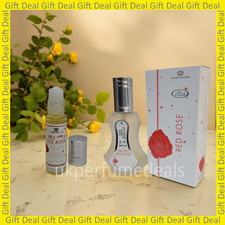 Crown Perfumes RED ROSE 35ml EDP and 6ml Concentrated Oil Perfume Arabic Scent