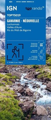 Gavarnie Neouvielle | (Land-)Karte | Deutsch (2026) | 1:75000 | IGN Frankreich