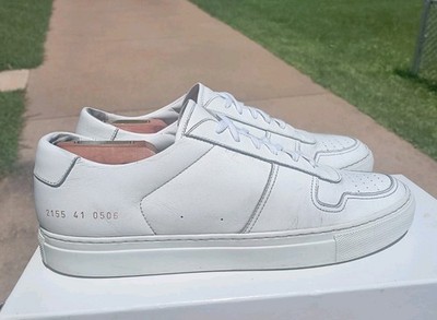 Common Projects Achilles 41EU 8/8.5US Mens 2155 BBall Low w COA  EUC $450