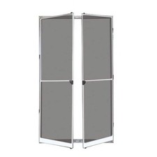 Zanzariera Per Porta Battente 2 Ante 150x240 Telaio Alluminio Bianco Sangiorgio