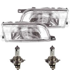 Halogen Scheinwerfer Set für Nissan Sunny N14 2.91-9.95 H4 ohne Motor