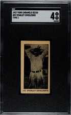 1927 York Caramels (E210) Stanley Coveleskie #57 Type SGC 4