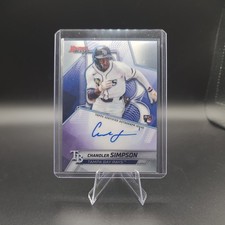 Chandler Simpson 2025 Bowman's Best Rookie RC Auto On Card #B25-CSI