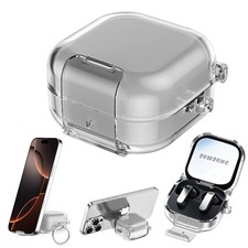 For Samsung Galaxy Buds4 Pro/Buds4 Shockproof TPU Stand Lock Case with Keychain