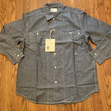 Dockers Transnomadica Relaxed Button Down long sleeve Shirt Small New