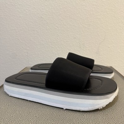 Lanvin Club Platform Mule slide flat sandal sz 44 / 11