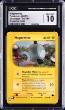 2003 POKEMON SKYRIDGE, REVERSE HOLO #76/144 MAGNEMITE CGC 10 GEM MINT on eBay