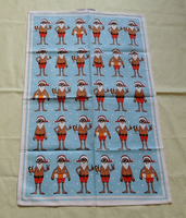 Cool Santa Geschirrtuch 45 X 70 Cm KüChe Geschirrhandtuch Weihnachten - Mann