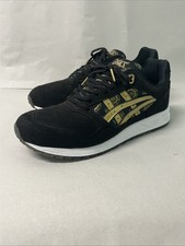 Size 9 ASICS Gel Saga Black Gold Fusion, Run In Style! Superb Condition