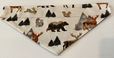 Reversible Animal Print Large Over the Collar Dog Bandana Pet Fashion Accessory