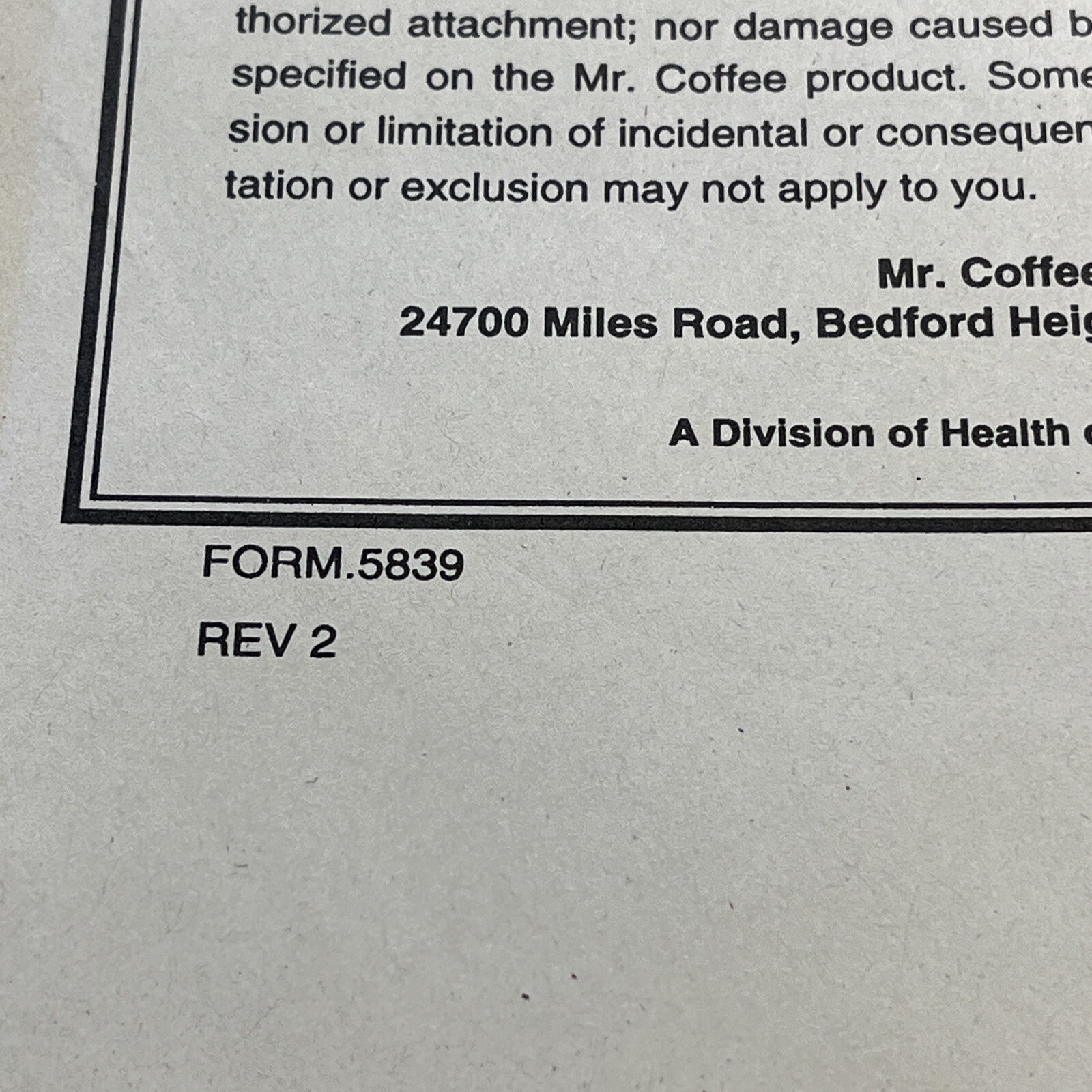 VTG 1995 Mr Coffee TM4 Iced Tea Pot Maker Owner Manual Instruction Sun