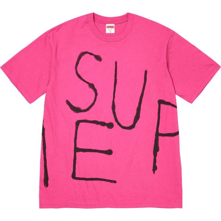 Tee shirt Suprême Peint Fuchsia